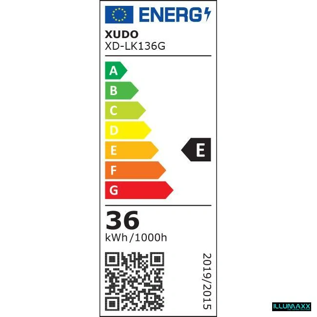 ILLUMAXX LED závěsné svítidlo MUNDO 40/60 cm 36 W 3CCT zlaté