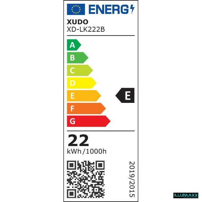 ILLUMAXX LED závěsné svítidlo MUNDO 40 cm 22 W 3CCT černý