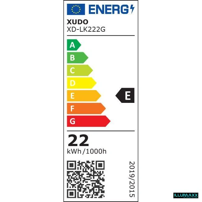 ILLUMAXX LED závěsné svítidlo MUNDO 40 cm 22 W 3CCT zlaté