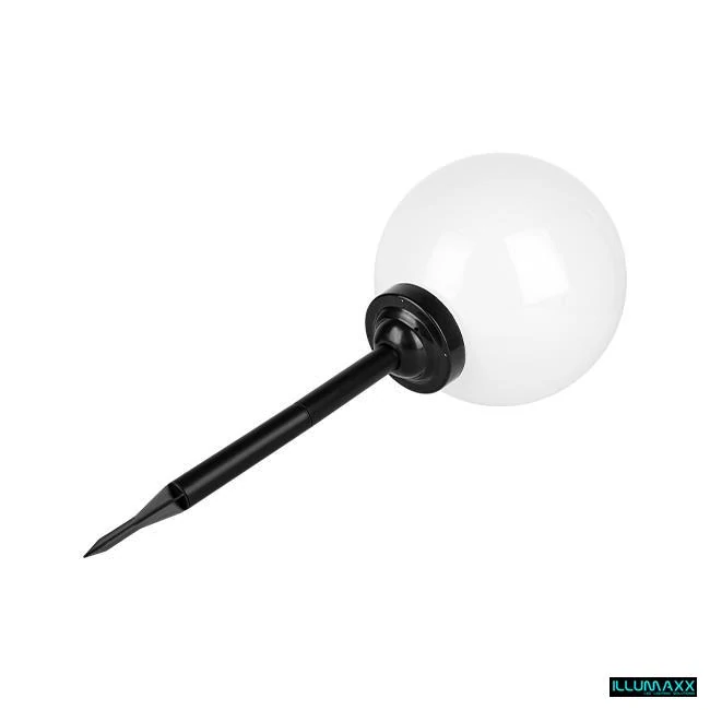 ILLUMAXX Solární LED zahradní koule 30 cm bílá