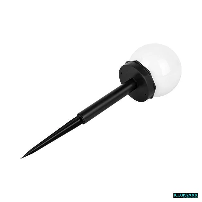 ILLUMAXX Solární LED zahradní koule 10 cm bílá