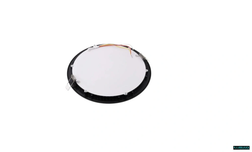 ILLUMAXX LED panel kruhový vestavný černý 12W, průměr 174mm, 1170lm, 24V, IP20, s nastavitelnou teplotou barvy CCT