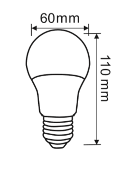 LED žárovka E27 7,5W 230V 806lm, neutrál bílá 4000K