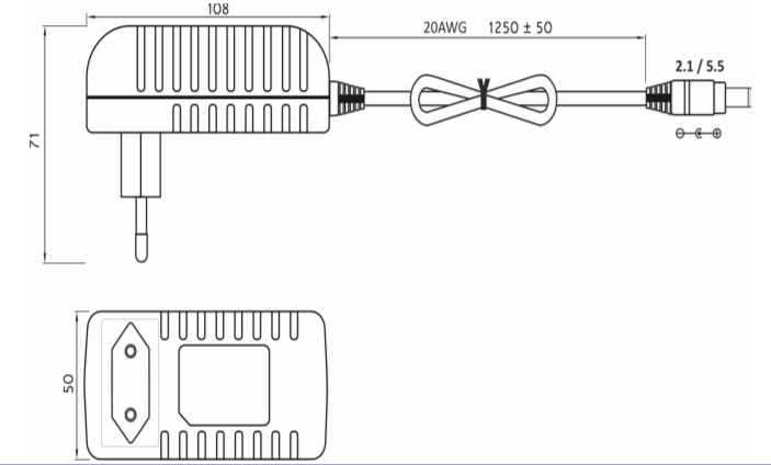 ILLUMAXX napěťový zdroj adaptér do zásuvky EB3612 36W 12V 3A IP20