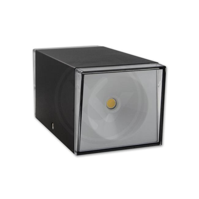 Svítidlo fasádní venkovní nástěnné ZARALF CUBE /IP54/ 2x7W LED