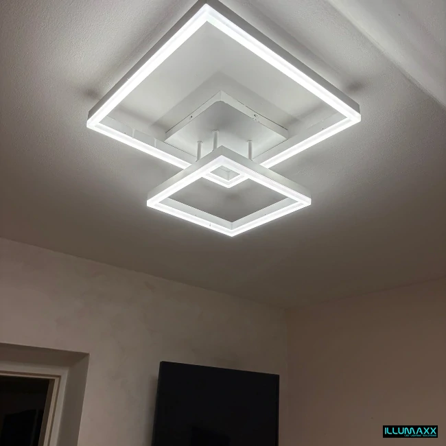 LED stropní svítidlo HERKULES bílé s nastavitelnou teplotou barvy a jasu, 70W, 3000-6500K