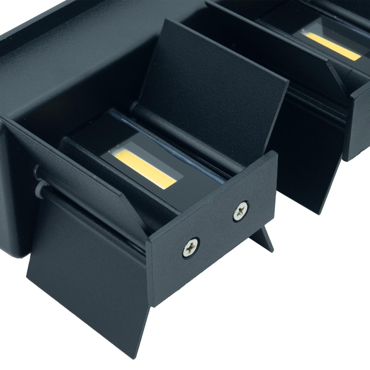 Svítidlo fasádní venkovní nástěnné KIRA DUO 12W BLACK /IP54/