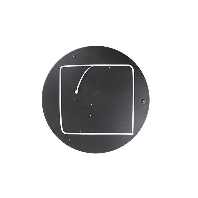 ILLUMAXX, LED panel přisazený kruh, černý, průměr 40cm, 54W, 230V, IP20, nastavitelná teplota barvy 3000K - 4000K - 6000K