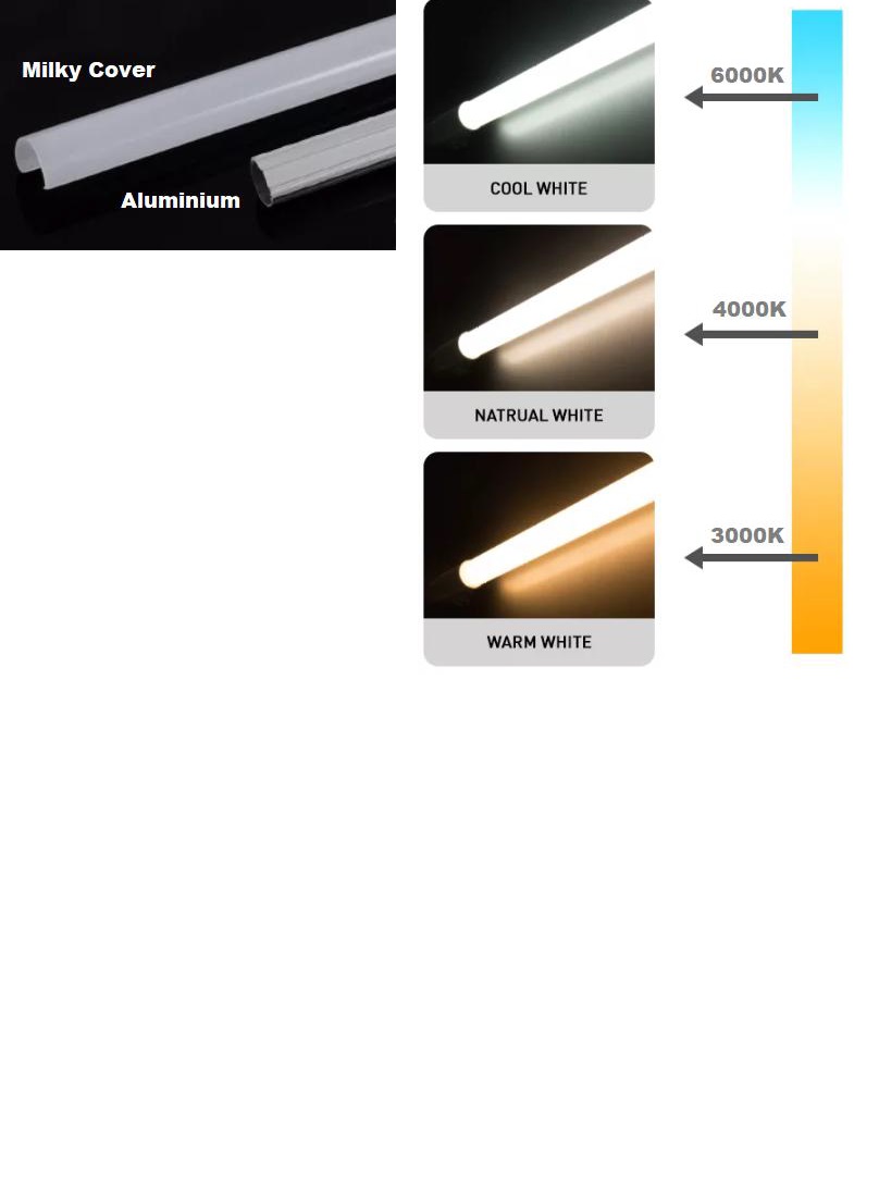 LED trubice 25W T8 150cm barva teplá bílá 3000K 4250LM