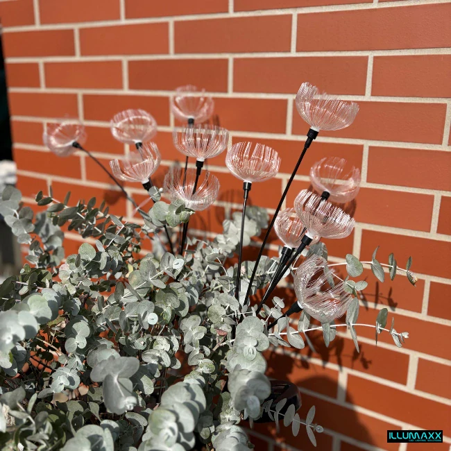 ILLUMAXX Svítidlo venkovní solární SOLAR FLOWERS se soumrakovým čidlem, výška 80cm