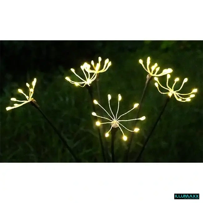 ILLUMAXX Svítidlo venkovní solární SOLAR DAISIES se soumrakovým čidlem, výška 73cm