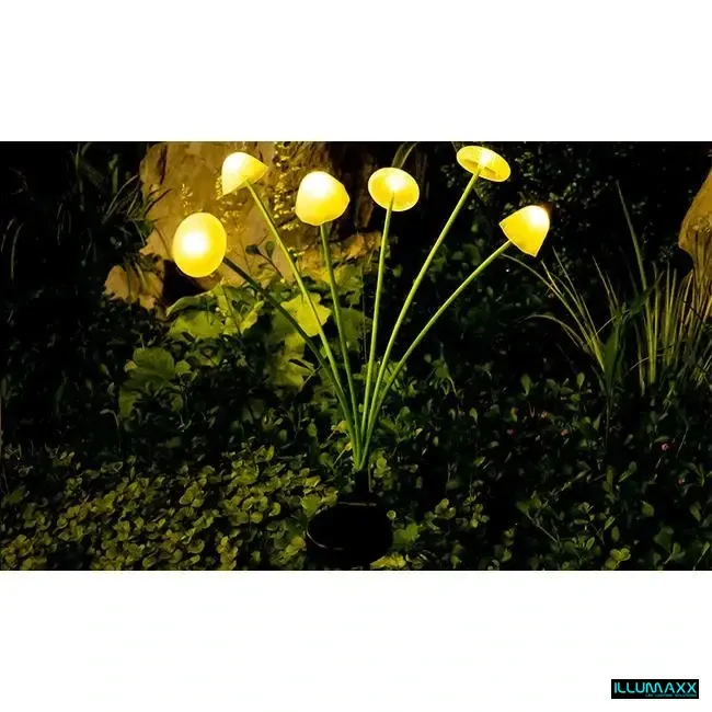 ILLUMAXX Svítidlo venkovní solární SOLAR MUSHROOMS se soumrakovým čidlem, výška 72cm