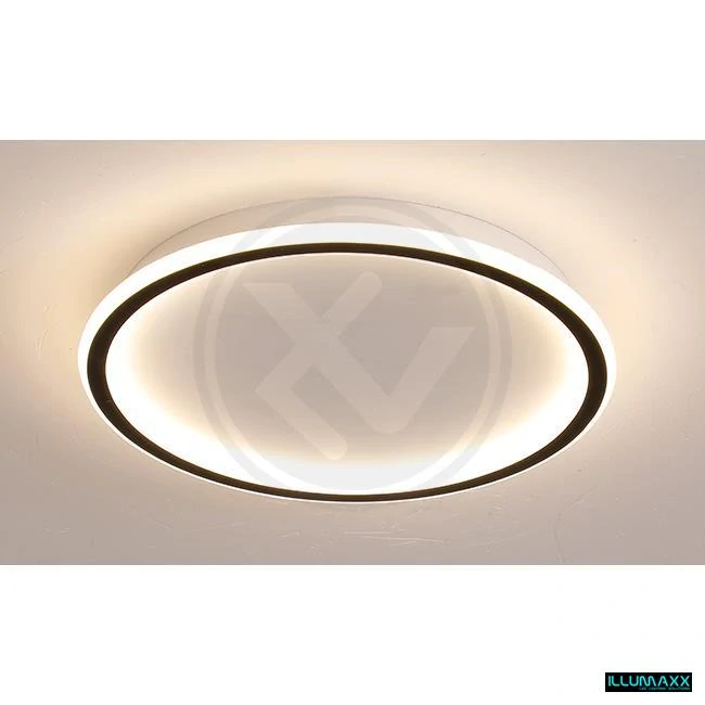 ILLUMAXX LED stropní svítidlo APOLLO 40 cm 66 W černé CCT s dálkovým ovládáním