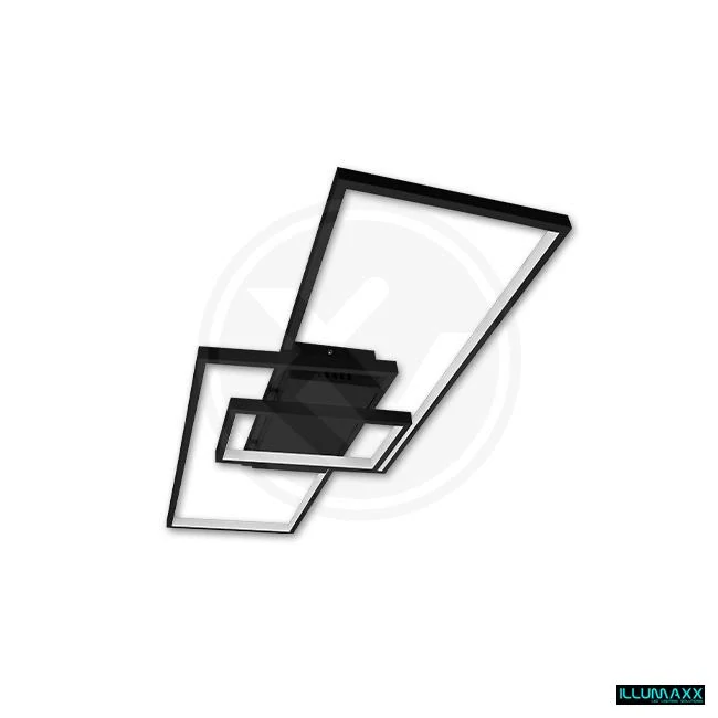 ILLUMAXX LED stropní svítidlo VELA 83x36x8 cm černé