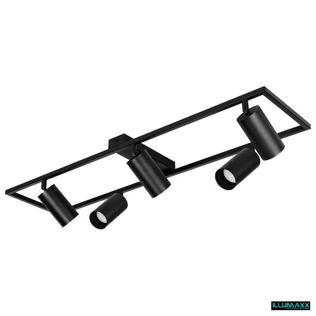 ILLUMAXX LED bodové stropní svítidlo BUMO 5 GU10 černé