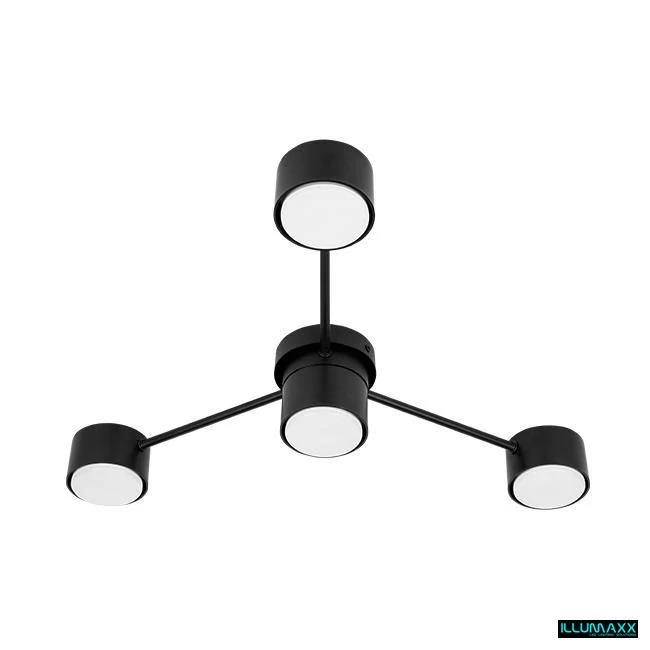ILLUMAXX LED bodové stropní svítidlo GULIVER 4 černé