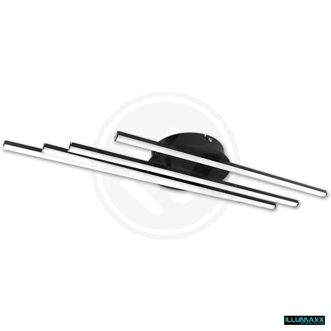 ILLUMAXX LED stropní svítidlo MODENA GRANDO 70 cm 34 W 4000 K černý