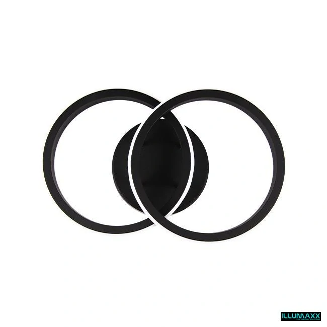 ILLUMAXX LED stropní svítidlo NEBULA LYRA 28 × 18 × 9 cm 13 W černý