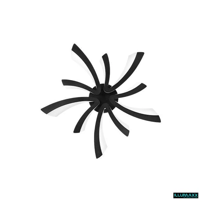 ILLUMAXX LED stropní svítidlo VIGOS 59 cm 70 W černé s dálkovým ovladačem
