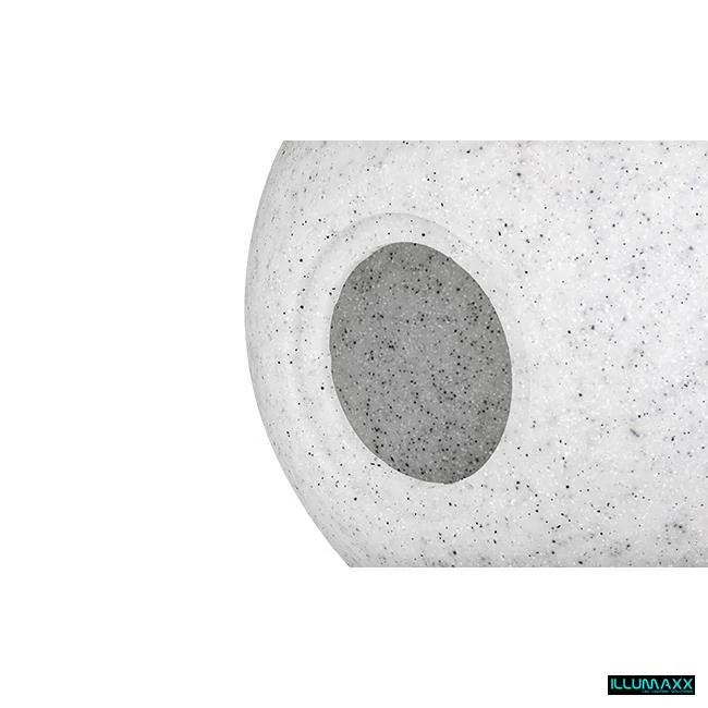 ILLUMAXX Venkovní LED zahradní koule E27 35 cm – imitace kamene