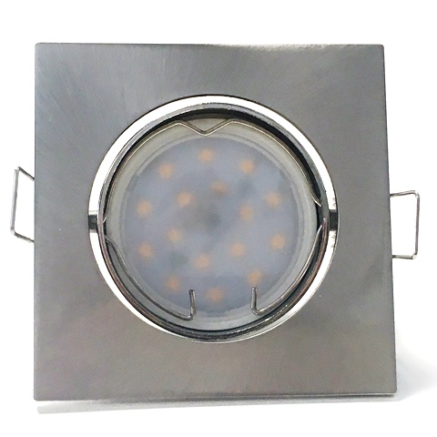 ILLUMAXX LED bodovka výklopná čtvercová, barva bílá, pro montáž pr. 75 mm