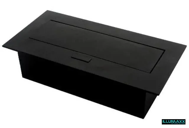 Výklopná zásuvka do pracovní desky ORNO OR-AE-1371/B, 3x zásuvka 230V, černá
