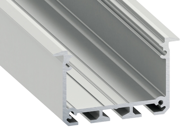 Hliníkový profil pro led pásky 43x30mm barva černá PLP17