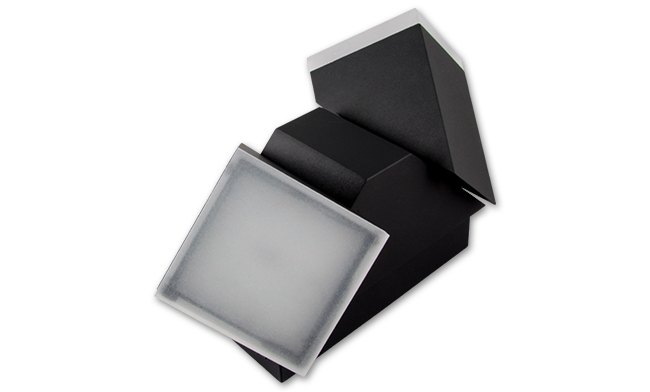 Svítidlo fasádní venkovní nástěnné černé TWINDA /IP54/ 13W LED