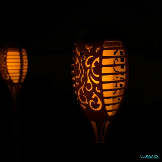 ILLUMAXX Svítidlo venkovní solární SOLAR MINISPARK BAMBOO se soumrakovým čidlem