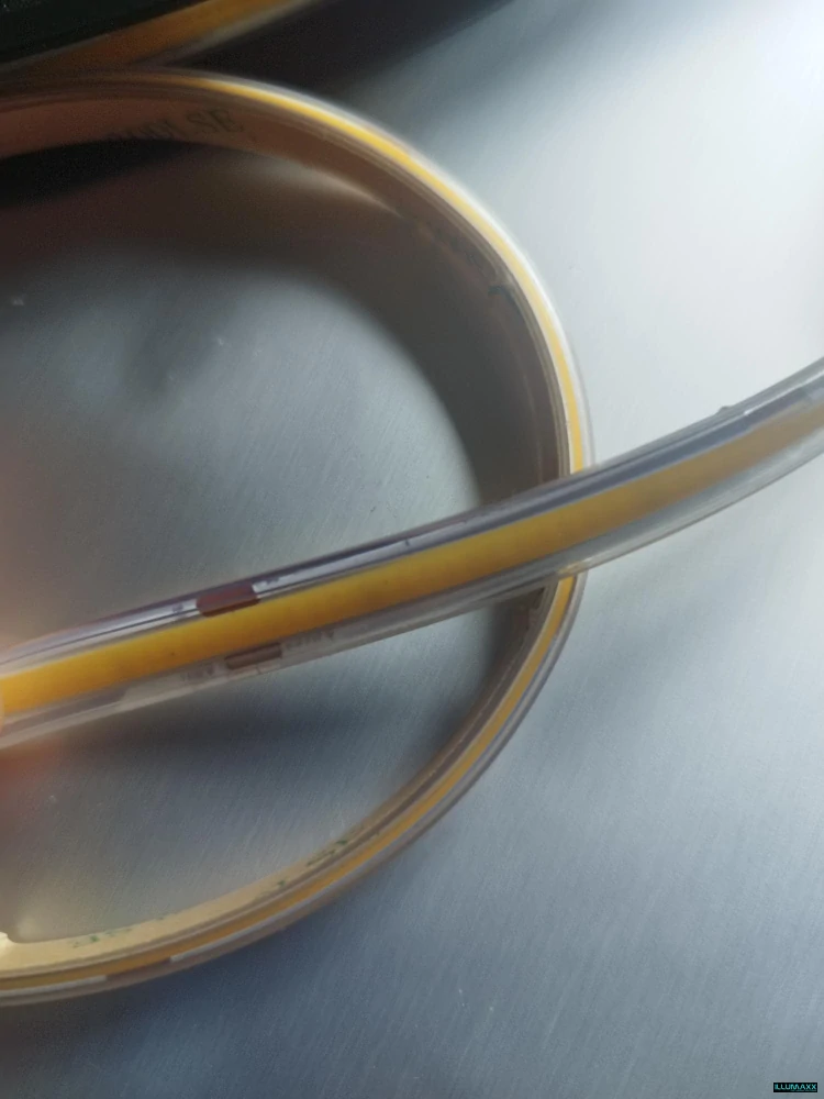 LED COB pásek 1cm, COB 480xLED/m, 5W/m, 4000K denní bílá, 450lm/m, IP67, 24V, CR92+