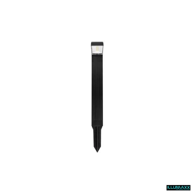 Solární zahradní LED sloupek SLIM 3CCT černý