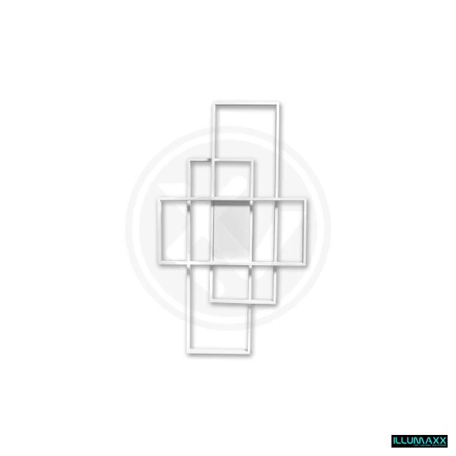 ILLUMAXX LED stropní svítidlo HYDRA 90x50x8 cm bílé
