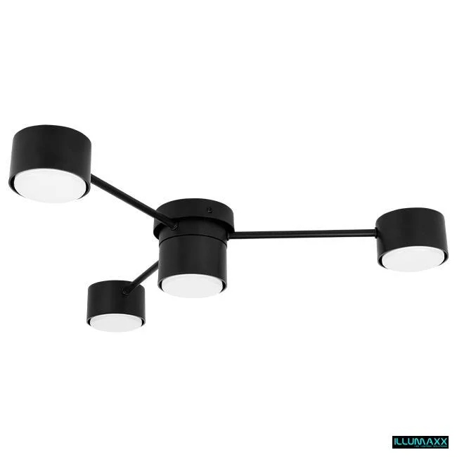 ILLUMAXX LED bodové stropní svítidlo GULIVER 4 černé