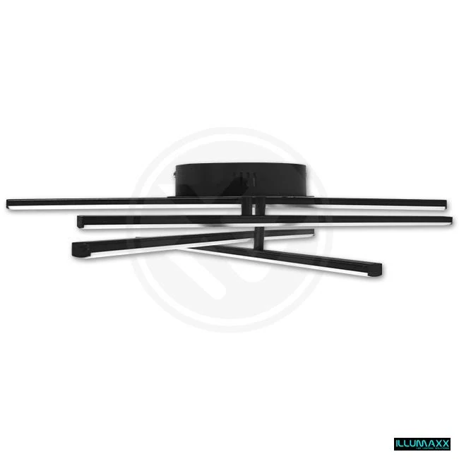 ILLUMAXX LED stropní svítidlo MODENA GRANDO 70 cm 34 W 4000 K černý