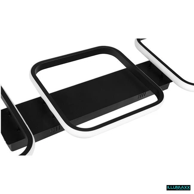 ILLUMAXX LED stropní svítidlo NEBULA CANIS 90 × 26 × 8,5 cm 33 W černý