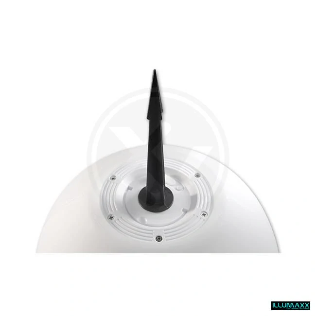 ILLUMAXX Solární LED zahradní koule RGB 30 cm bílá s dálkovým ovladačem