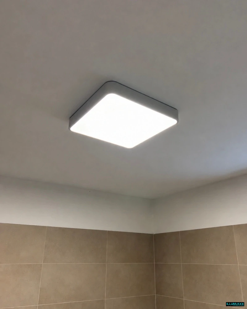 LED přisazené stropní svítidlo PLAFON čtvercové 32W 3CCT bílé