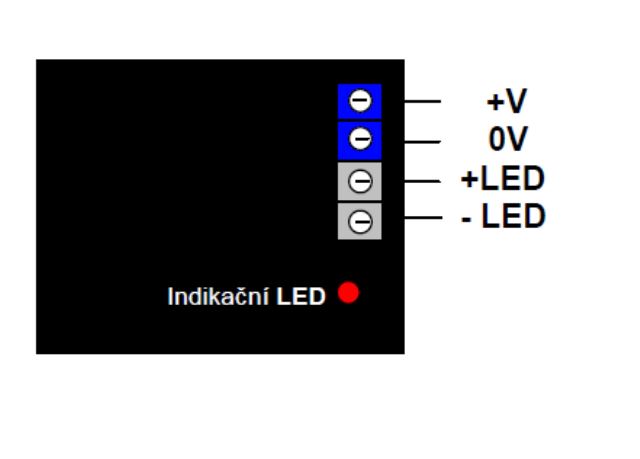LED dotykový senzor pro instalaci do nábytku