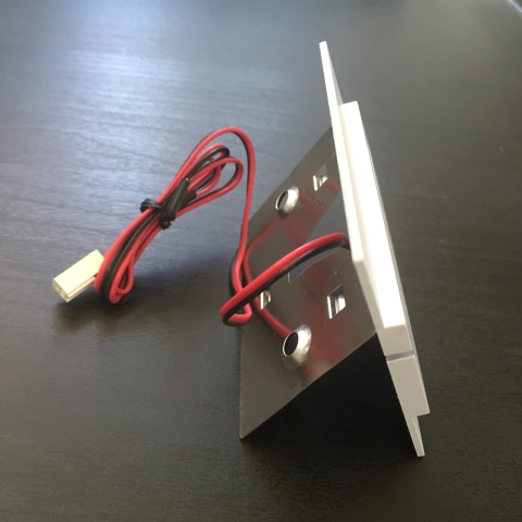 LED nástěnné svítidlo bílé UNICO 1,2W/12V 12SMD3014 studená bílá