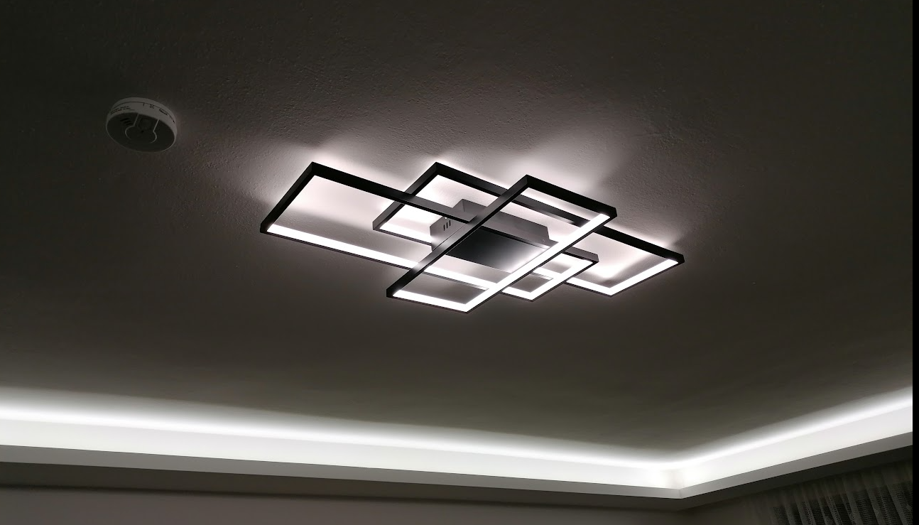 LED stropní svítidlo PEGAZ bílé s nastavitelnou teplotou barvy a jasu, 130W, 3000-6500K