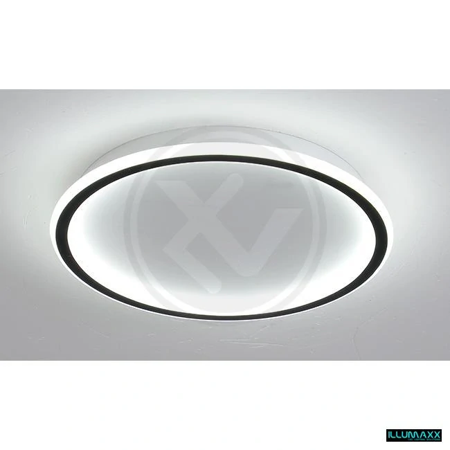 ILLUMAXX LED stropní svítidlo APOLLO 40 cm 66 W černé CCT s dálkovým ovládáním