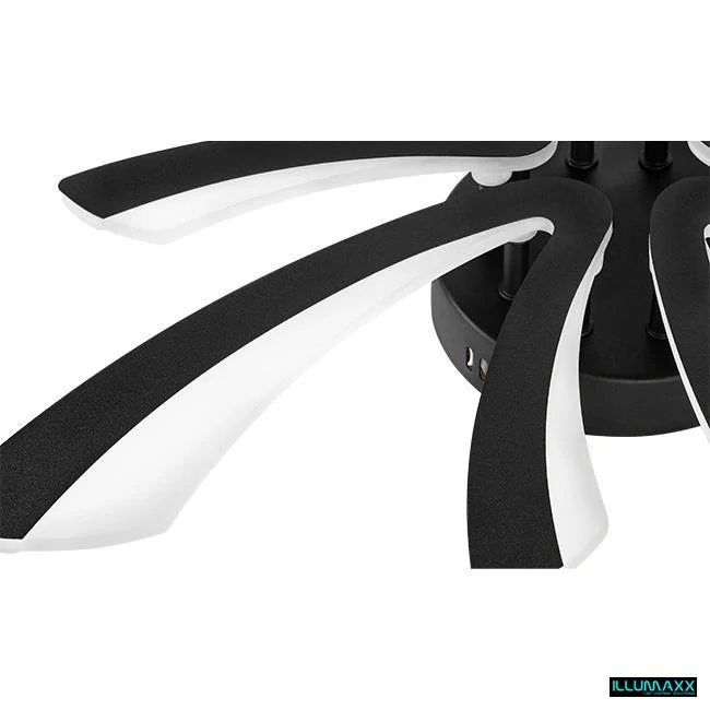 ILLUMAXX LED stropní svítidlo VIGOS 59 cm 70 W černé s dálkovým ovladačem