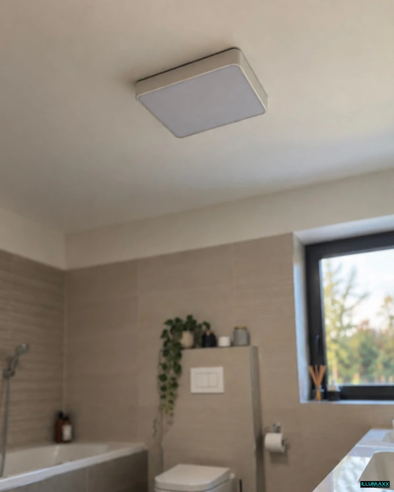 LED přisazené stropní svítidlo PLAFON čtvercové 32W 3CCT bílé