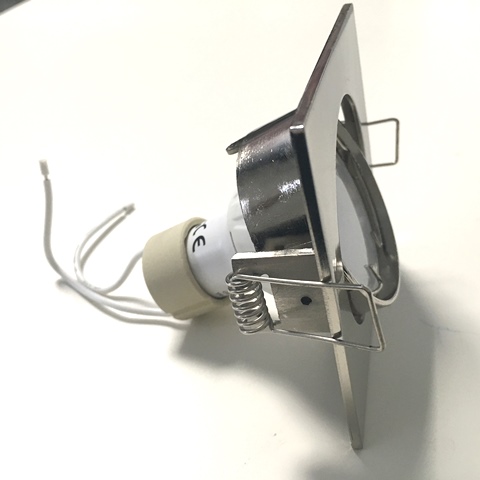 ILLUMAXX LED bodovka výklopná čtvercová, barva bílá, pro montáž pr. 75 mm