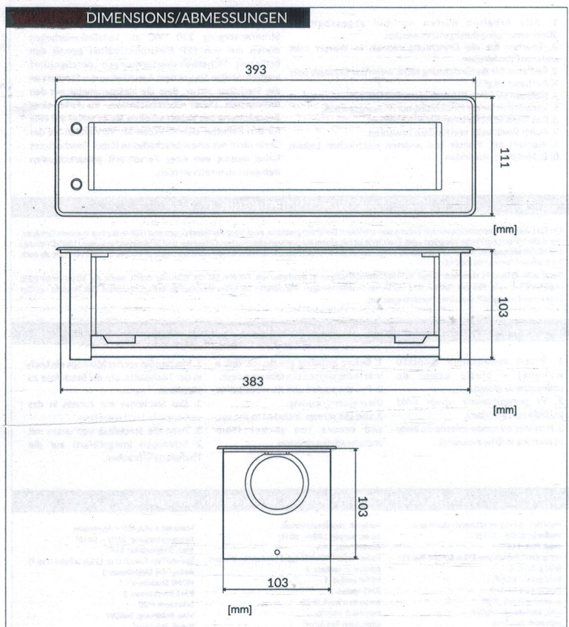 Elektrická zásuvka 3x230V+2xRJ45+1x HDMI vestavná. broušený nerez, oblé hrany s kabelem