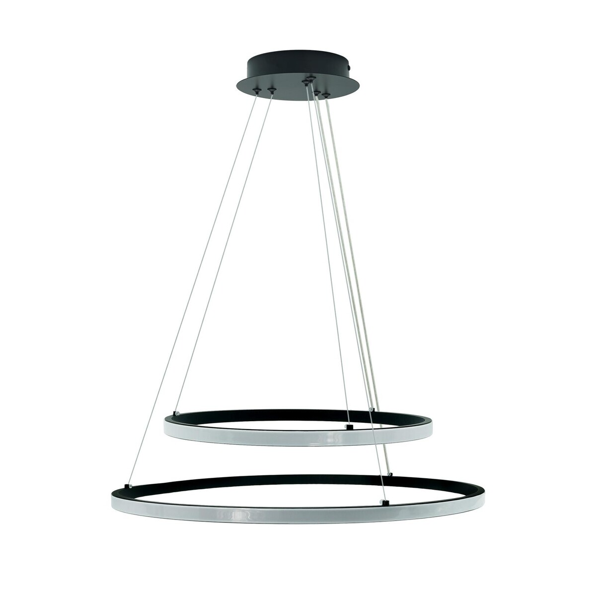 LED stropní kruhové závěsné svítidlo 60W, 4000K denní bílá, 5100LM