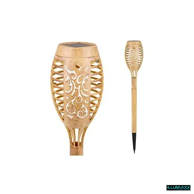 ILLUMAXX Svítidlo venkovní solární SOLAR MINISPARK BAMBOO se soumrakovým čidlem