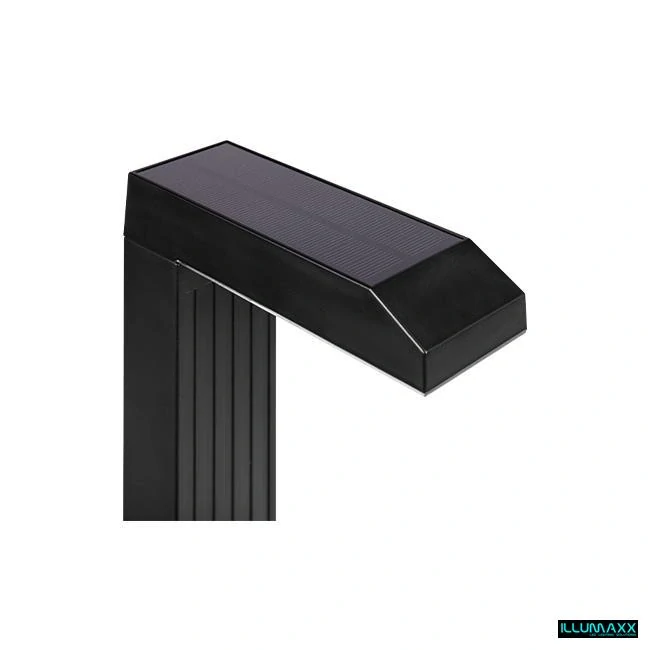 Solární zahradní LED sloupek SLIM 3CCT černý