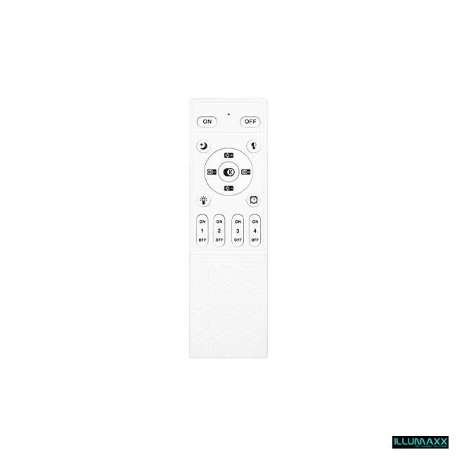 ILLUMAXX LED závěsné svítidlo 77 W 20/40/60 cm CCT zlaté s dálkovým ovladačem
