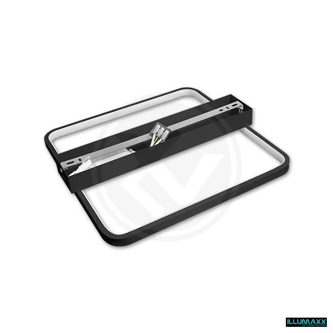 ILLUMAXX LED stropní svítidlo CENTAURI 42×40×6 cm 40 W černé
